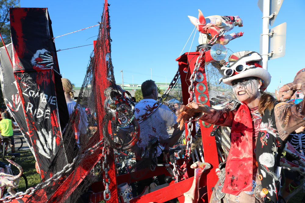 Zombie Bike Ride 2018 photo - Duval Street, Key West